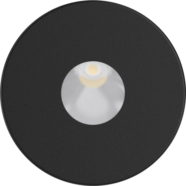 PURE Indoor Step Light Faceplate - Black - for PLSH3B - PLSHF1B