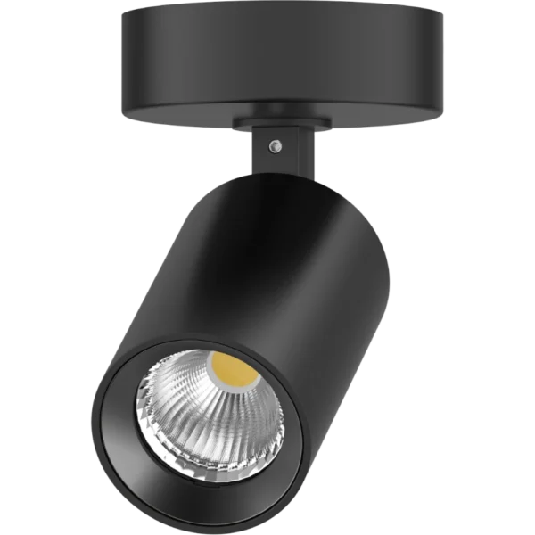 PURE Indoor Single Spot Light - 6W - Black - PLSLI6B