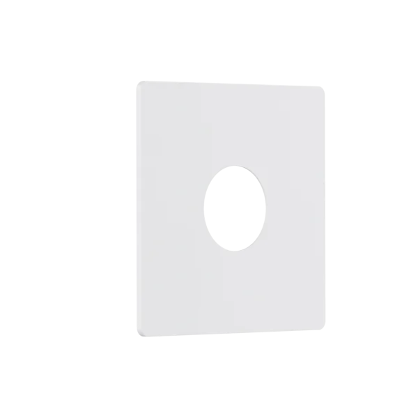 Pure Magnetinc Faceplate for Pure Indoor Step Light      55 x 55mm  Round Optics White