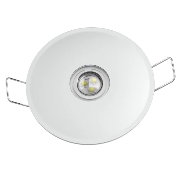 Pure IP Rated Recessed Emergency Light D63 6W   Non Maintained ?P65   White