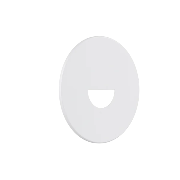 Pure Magnetinc Faceplate for Pure Indoor Step Light      Ø55mm Diameter Semi-Round Optics White