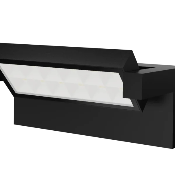 Pure Adjustable Outdoor Wall Light 240° Tilt 10W Black