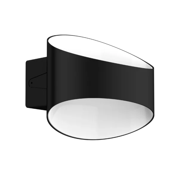 Pure Oval Wall Light 8W Black