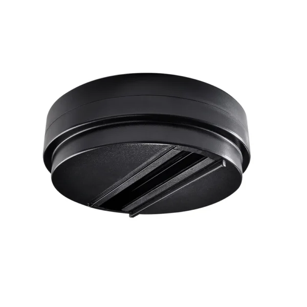 Pure Surface Mount Plate for 3-Circuit Track        Black