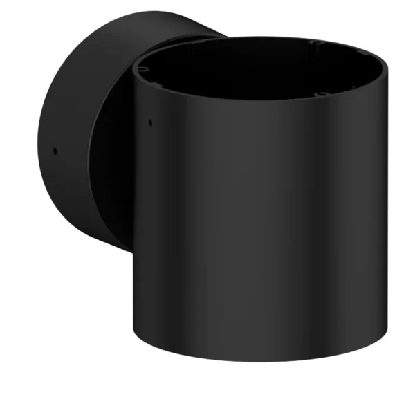 Wall Pillar Mount for Pure Bollard Light      Ø100mm Diameter Black