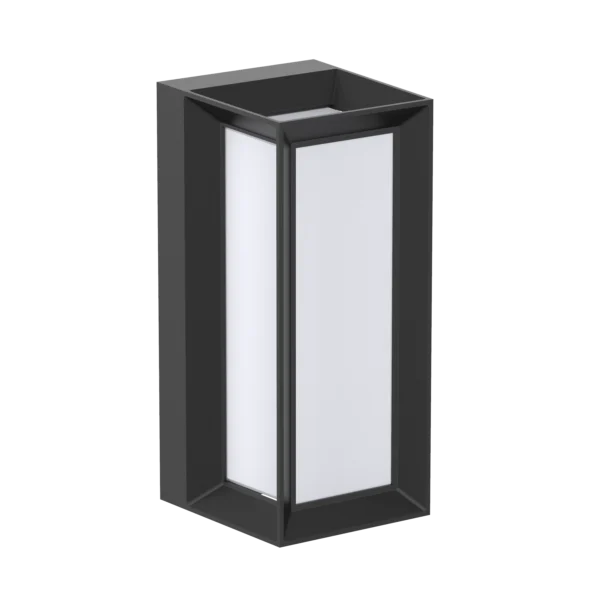 Pure Urban Rectangle Wall Light 15W  Black