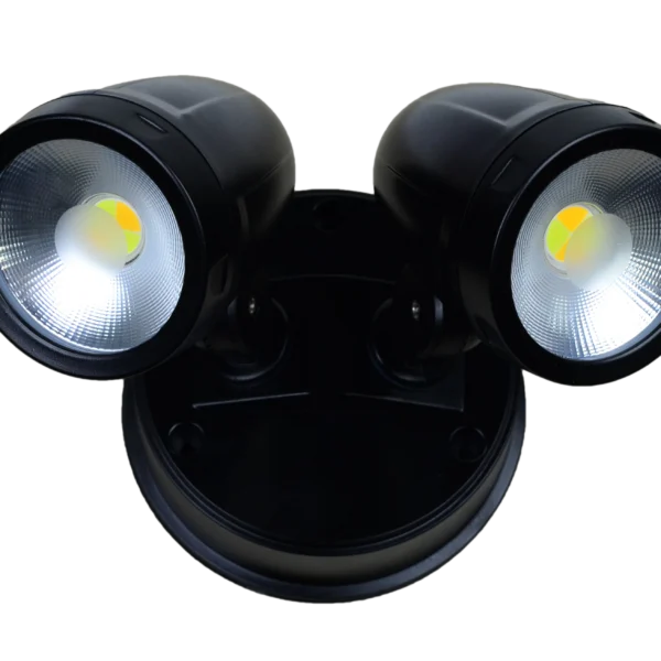 Pure Twin Outdoor Spot Light 26W Black