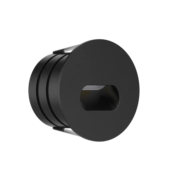 Pure 24V Outdoor Step Light Eliptical 2W Black