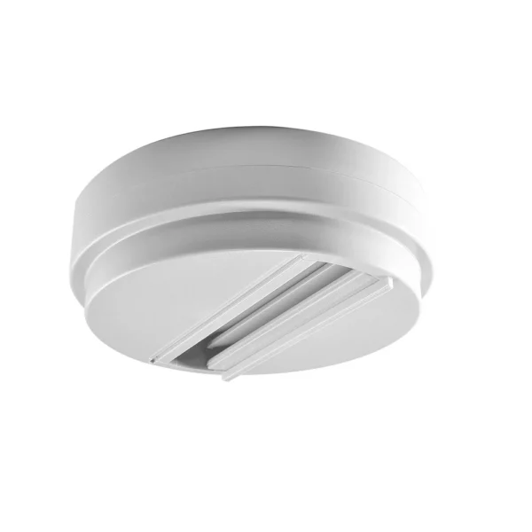 Pure Surface Mount Plate for 3-Circuit Track        White